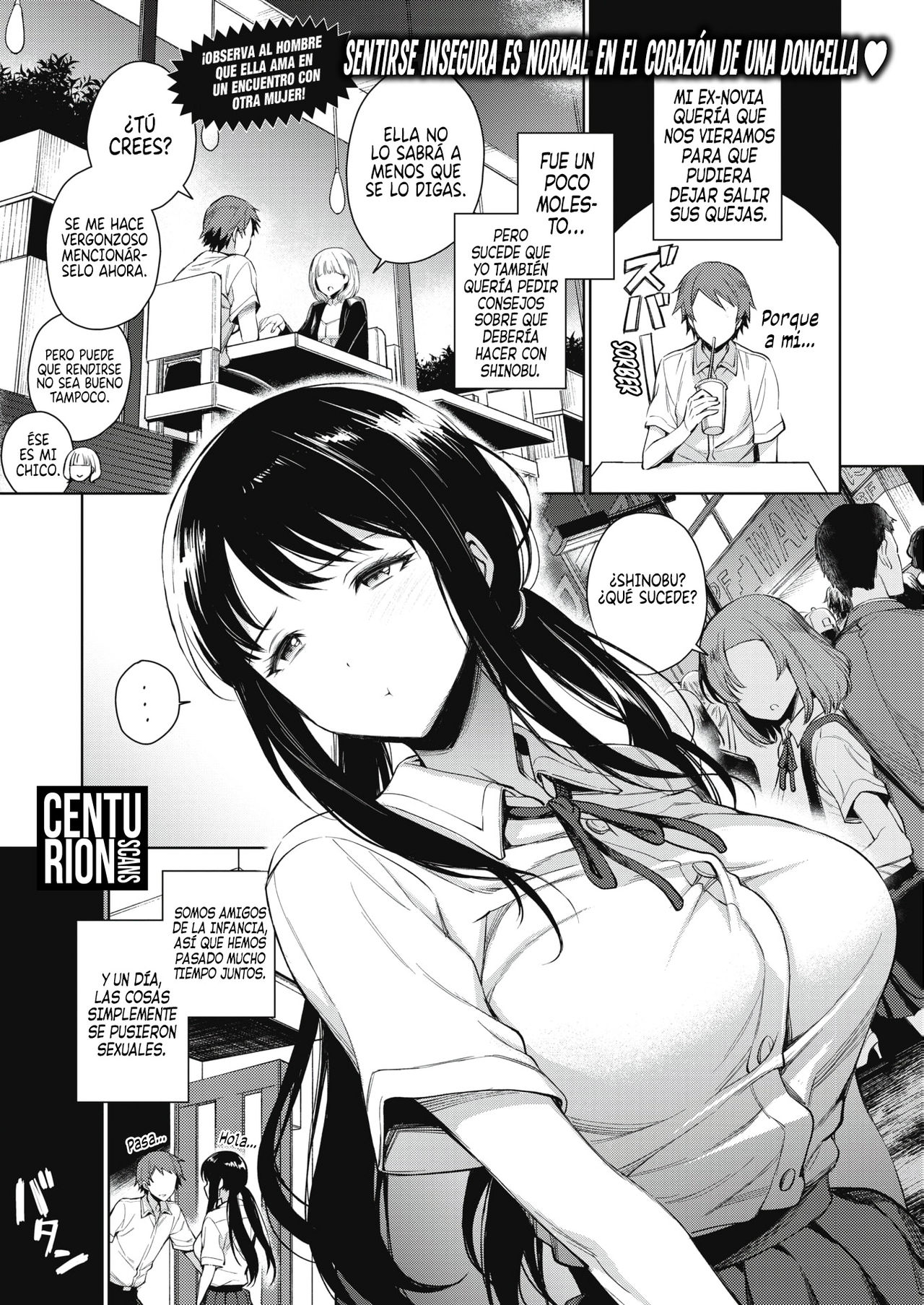 Shinobu-chan no Meromero Daisakusen!! | La estrategia melosa amorosa de Shinobu-chan page 1 full