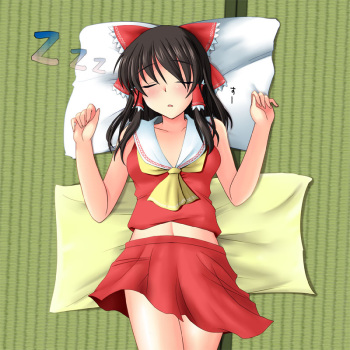 Reimu-san ga ne tetanode itazura shite mita cover