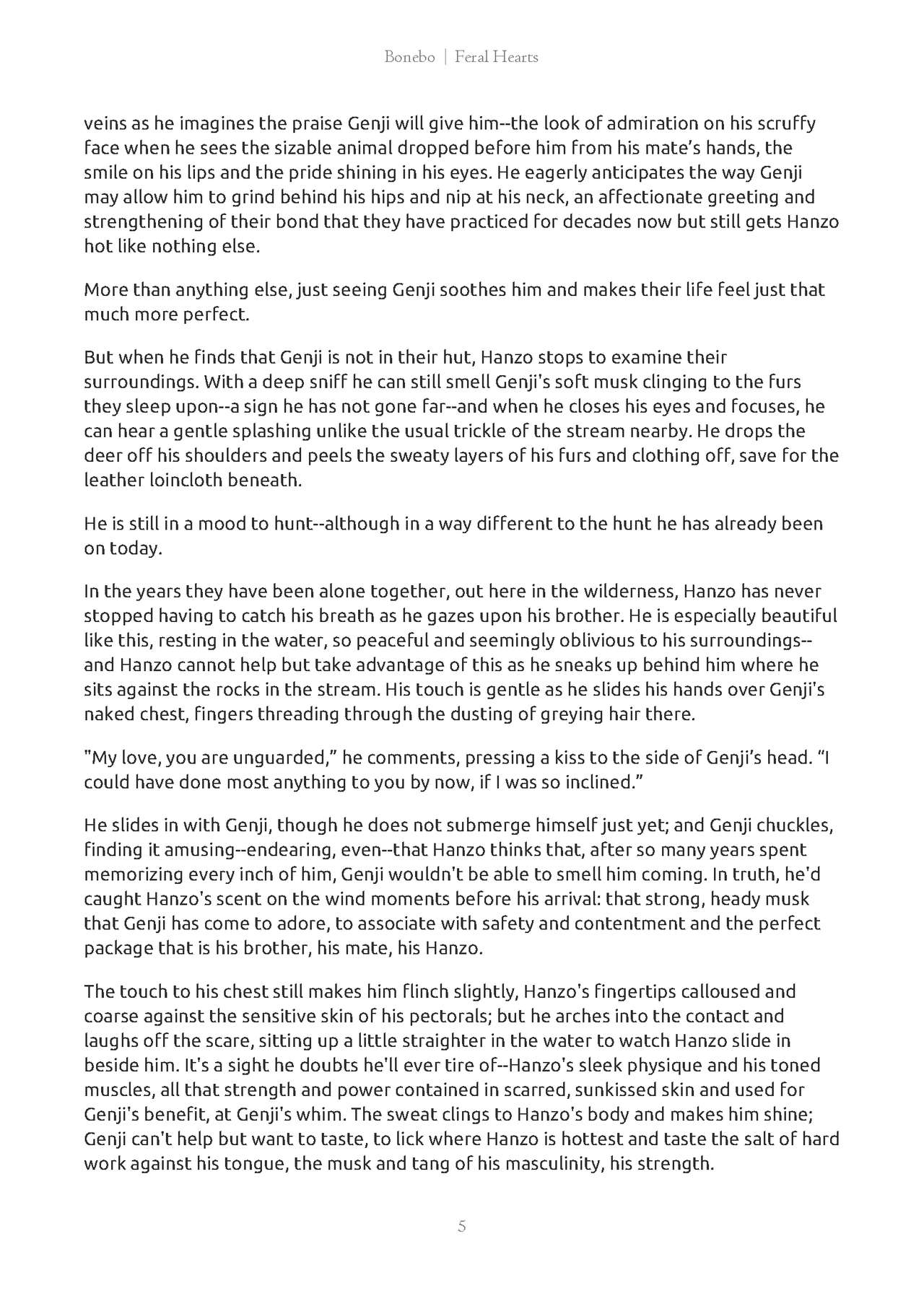 Redemption: A Genji-Hanzo Fanzine page 5 full