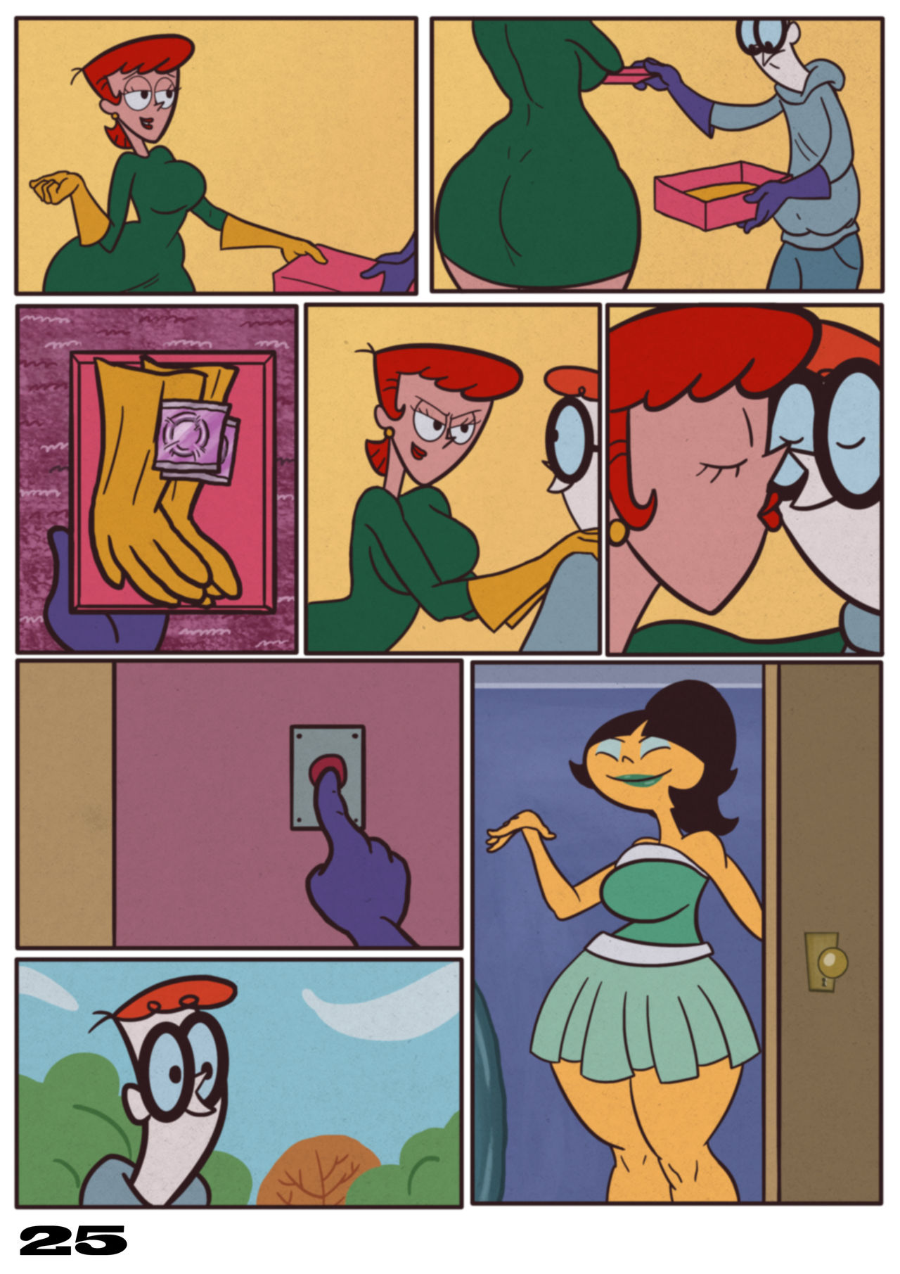 Dexter's Laboratory Unused Comic Pages page 1 full