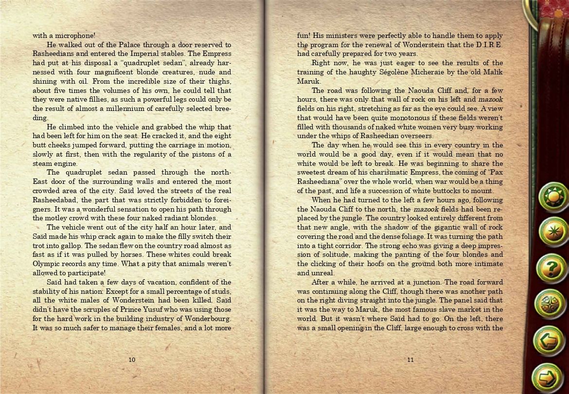 Reining in the White Fillie - Worlds of Dominations vol. III page 8 full