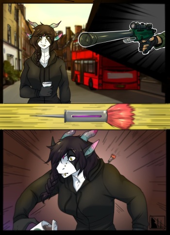 Commission Comic For Hexuza cover