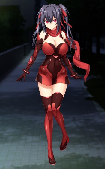 Defeated Indecent Beast Hunter, Scarlet Flame Princess Asuka Yukai cover
