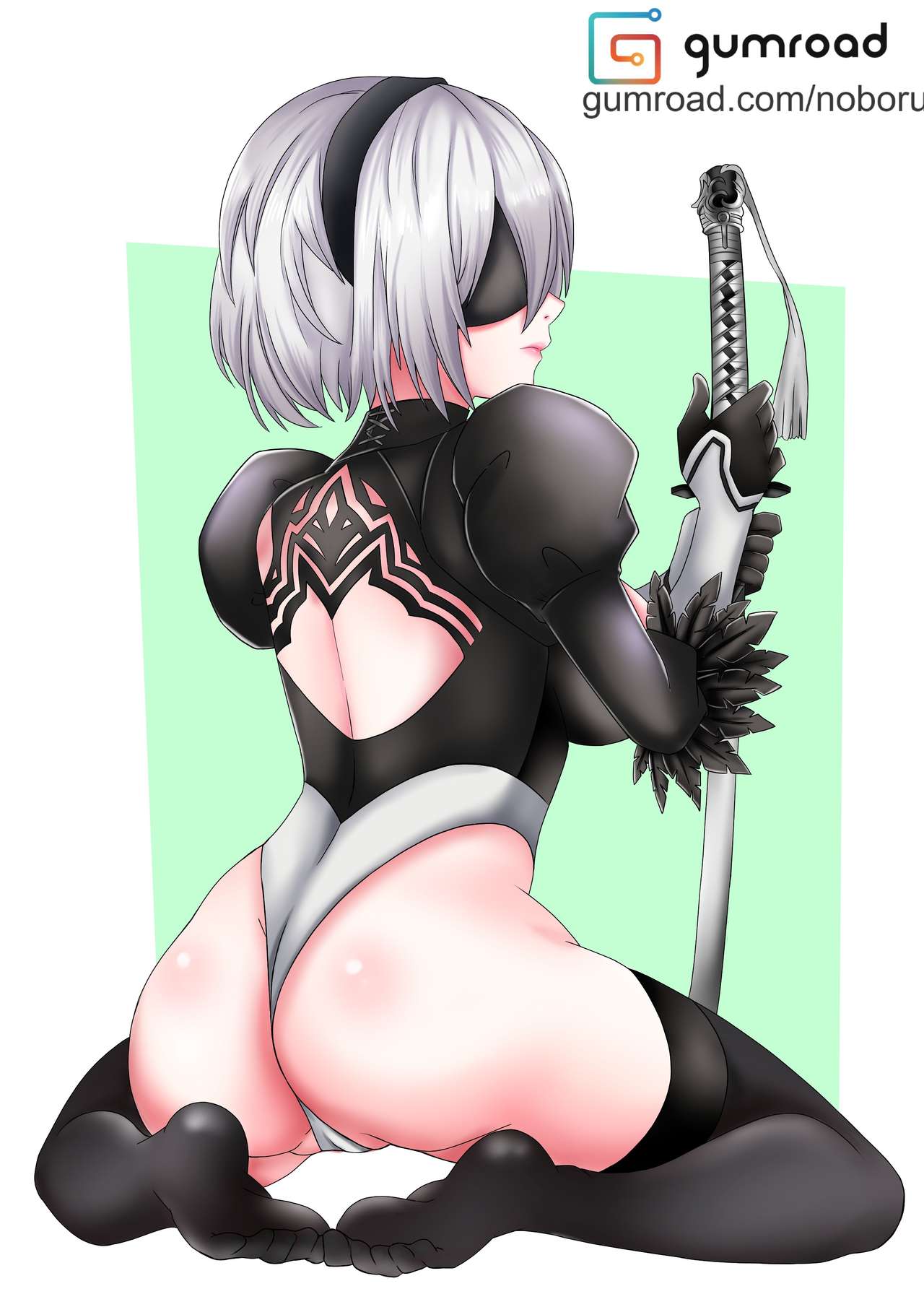 Nier Automata - 2B A2 page 3 full