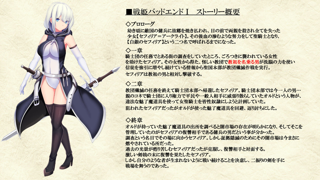 Senhime Bad Ending After -Inishie no manaru hiroin Buzama Haiboku CG Shuu- page 4 full
