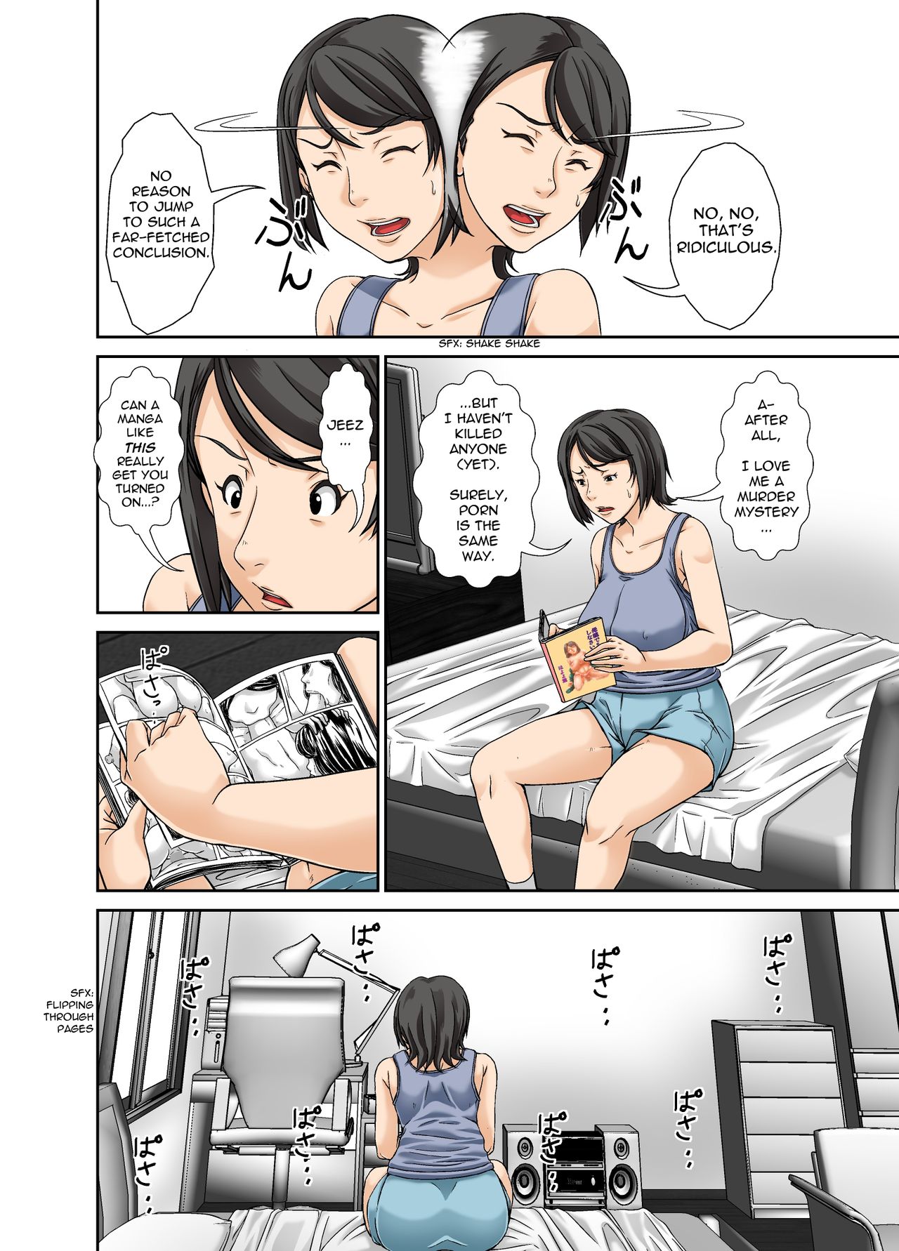Kora! Anta Hahaoya ni Herikutsu o Konete Nani Ecchi na Koto Shiyou to Shiteru no! | Hey! Give Your Mother One Good Reason Why You're Trying to Do Sexy Stuff to Her! page 4 full