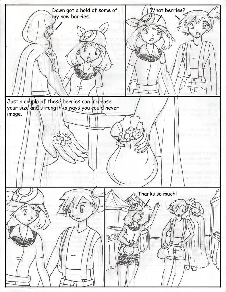 Pokemon Growth Mayhem Comic page 3 full