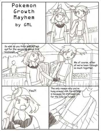 Pokemon Growth Mayhem Comic cover