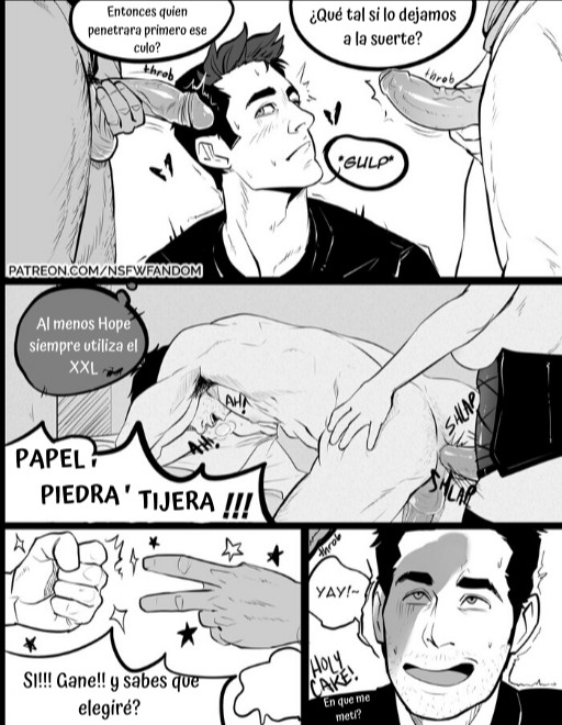 Antman, Cap and Falcon Threesome page 4 full