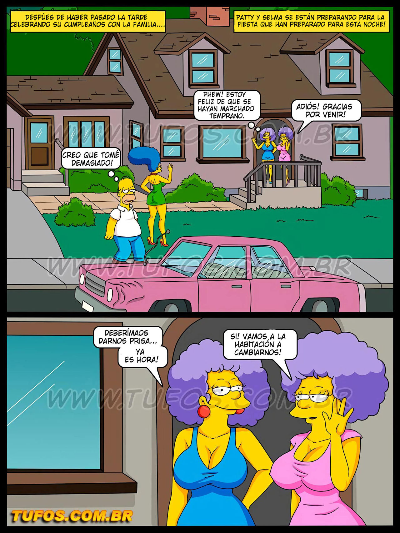 La Fiesta de Cumpleaños  Los Simpsons XXX page 2 full