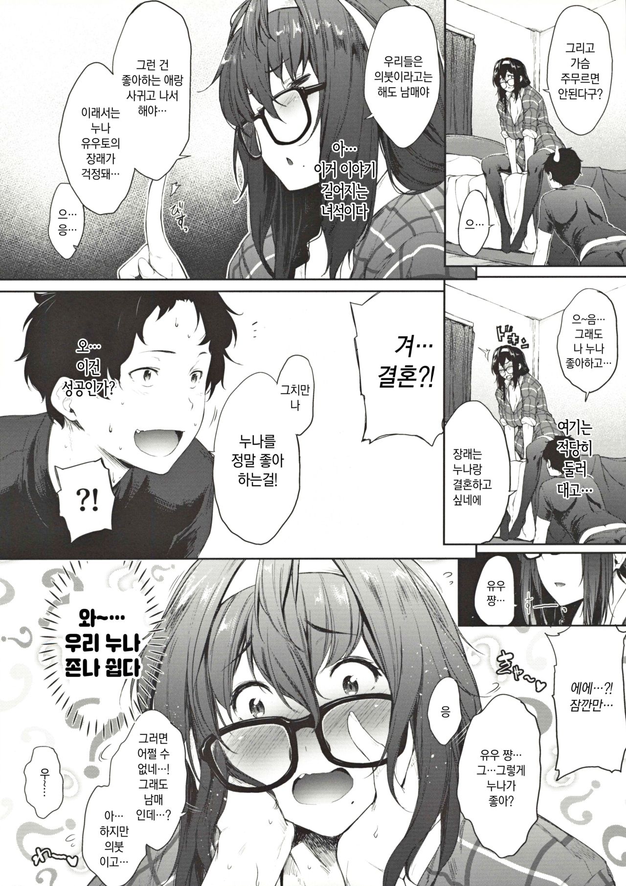 Babaa no Inu Ma ni Nee-chan to | 엄마가 없는 사이에 누나랑 page 6 full