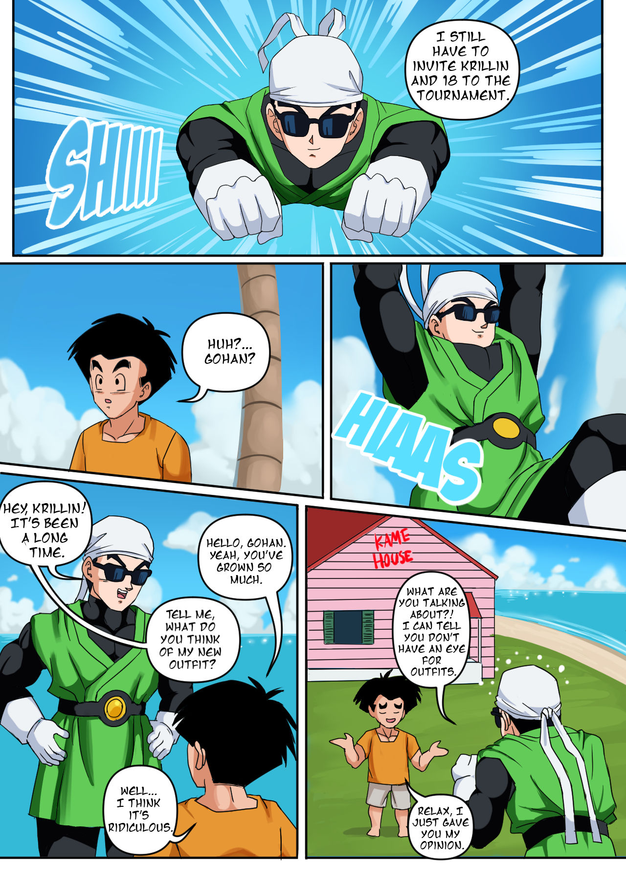 Android 18 &amp; Gohan page 4 full