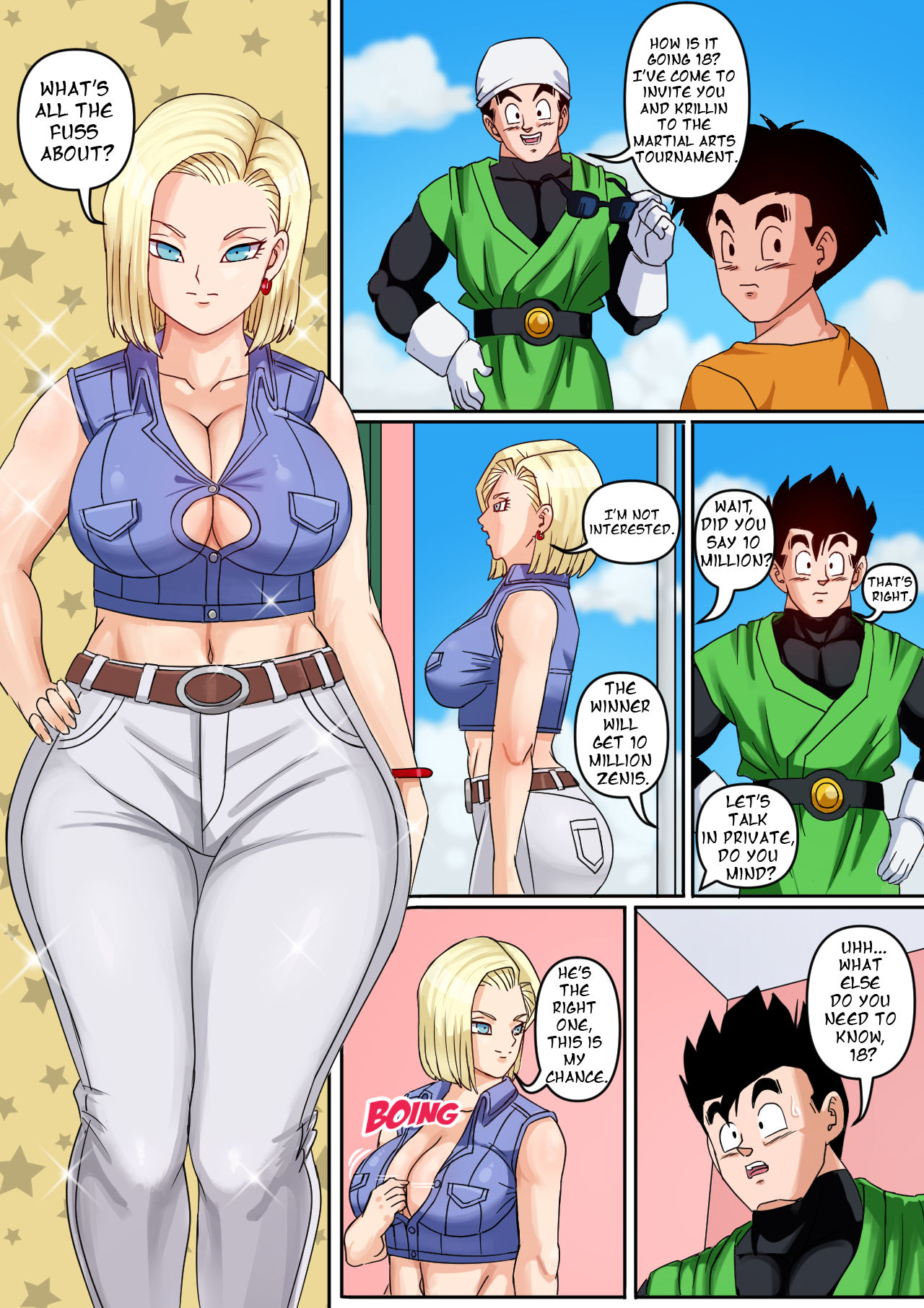Android 18 &amp; Gohan page 5 full