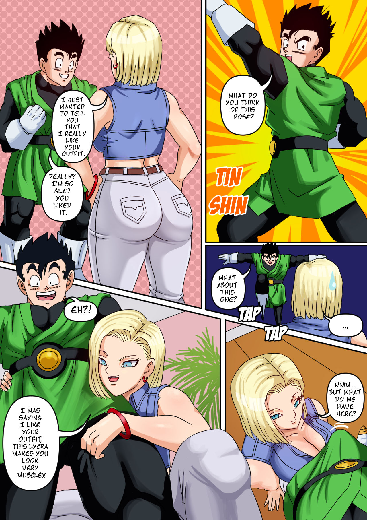 Android 18 &amp; Gohan page 6 full