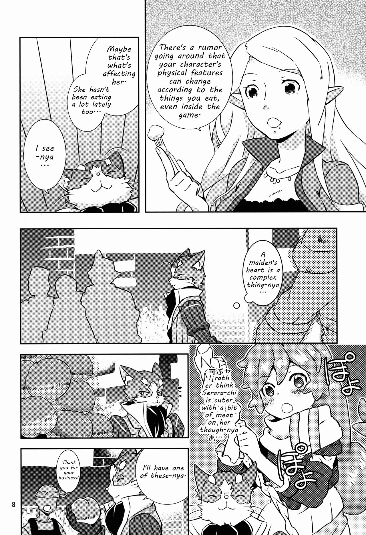Seraracchi Itadakimasu Nyan | Don't mind if I do, Serara-chi! page 7 full