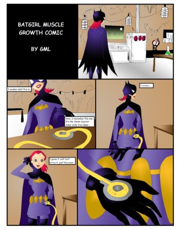Batgirl Muscle Growth Comic cover