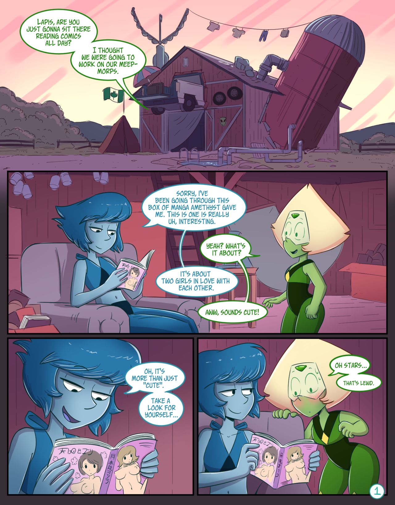Lapidot Comic page 1 full