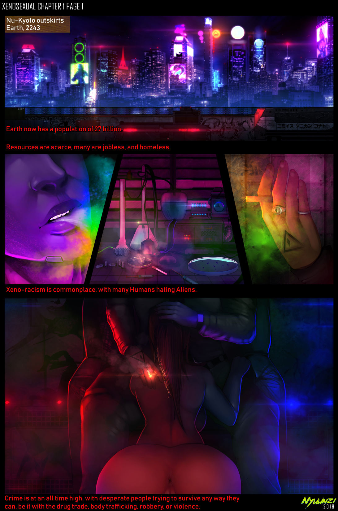 Xenosexual Comic page 2 full