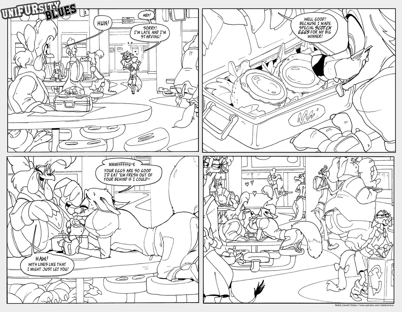UniFURsity Blues page 1 full