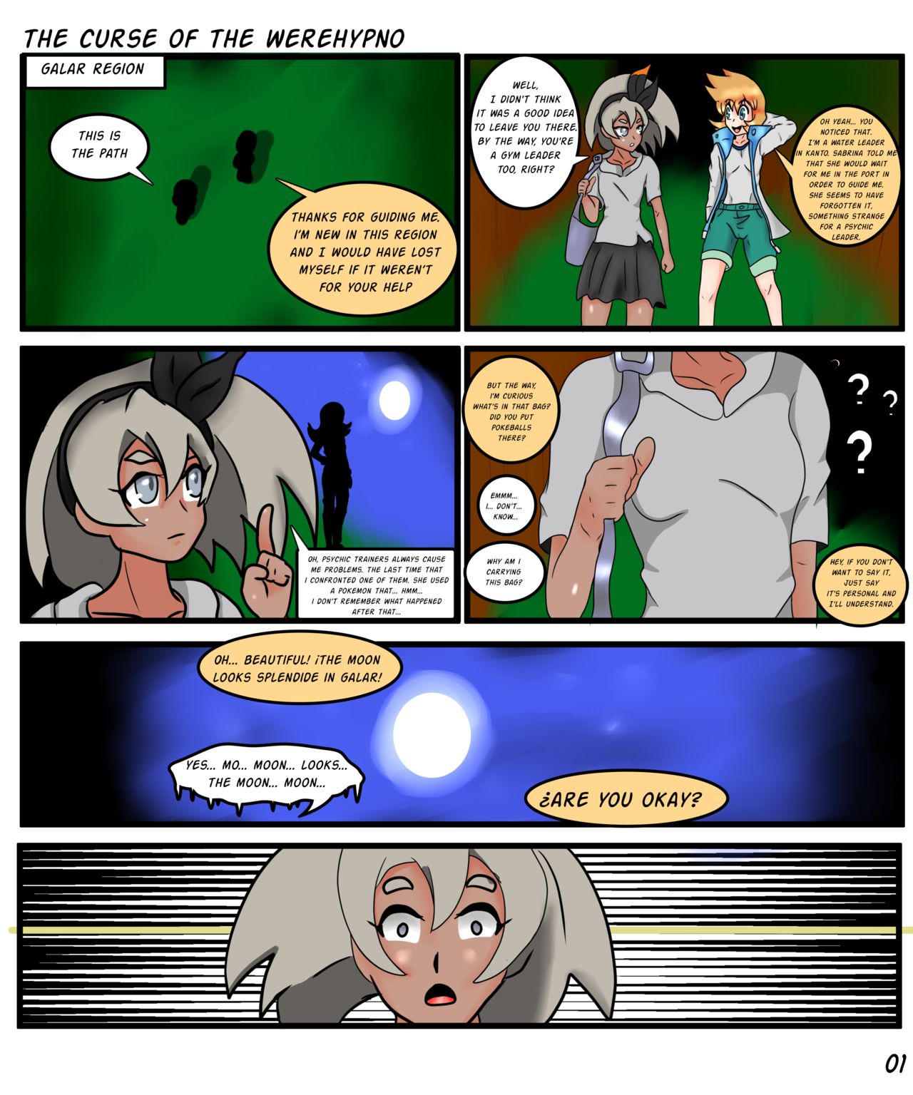 The Cruse of the Werehypno page 1 full