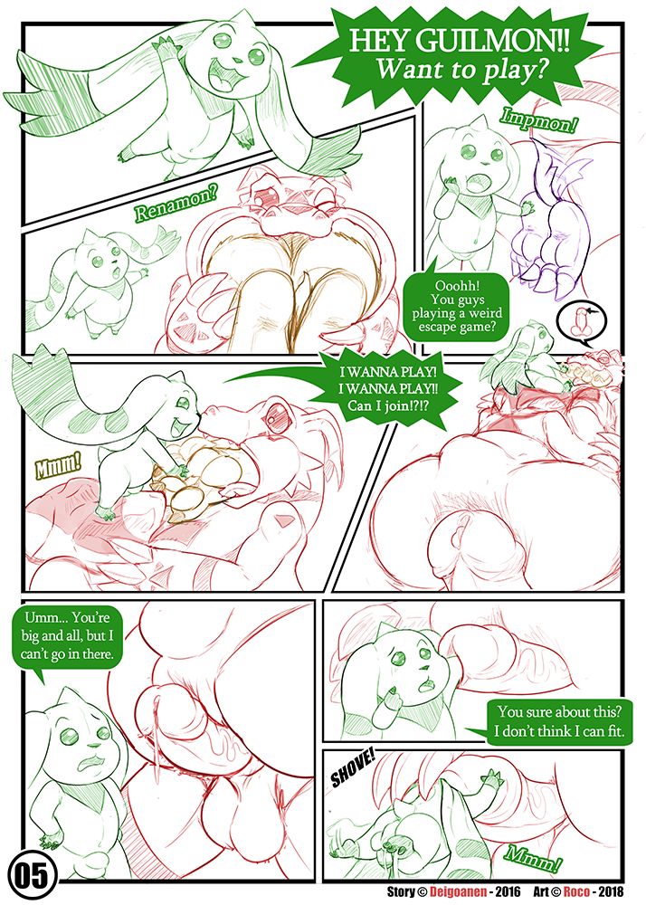 Guilmon's Kind of Three-Way page 5 full