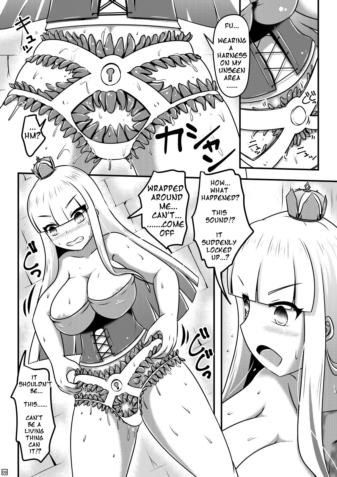 Sodatsu Teisoutai o Haita Ohime-sama no Haisetsu Jijou/The Excretion Situation of the Princess wearing a Growing Chasity Belt page 7 full