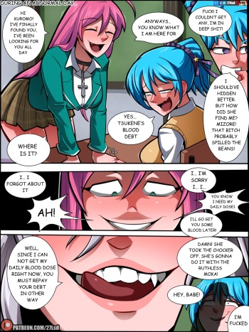 Rosario + Vampire Parody comic cover