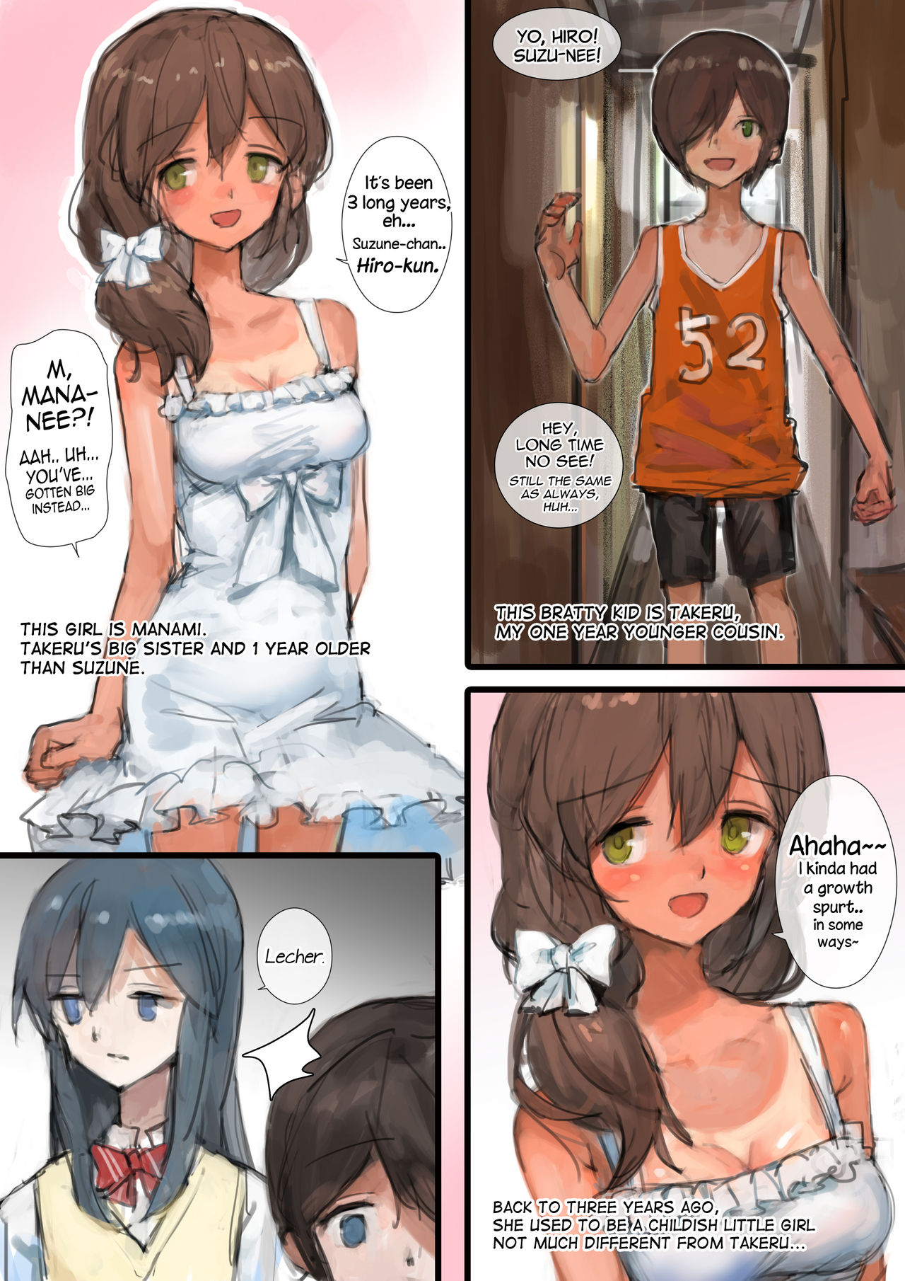 Hi ni Yakeru made ~Inaka no Itoko to Ane to Otouto~ page 4 full