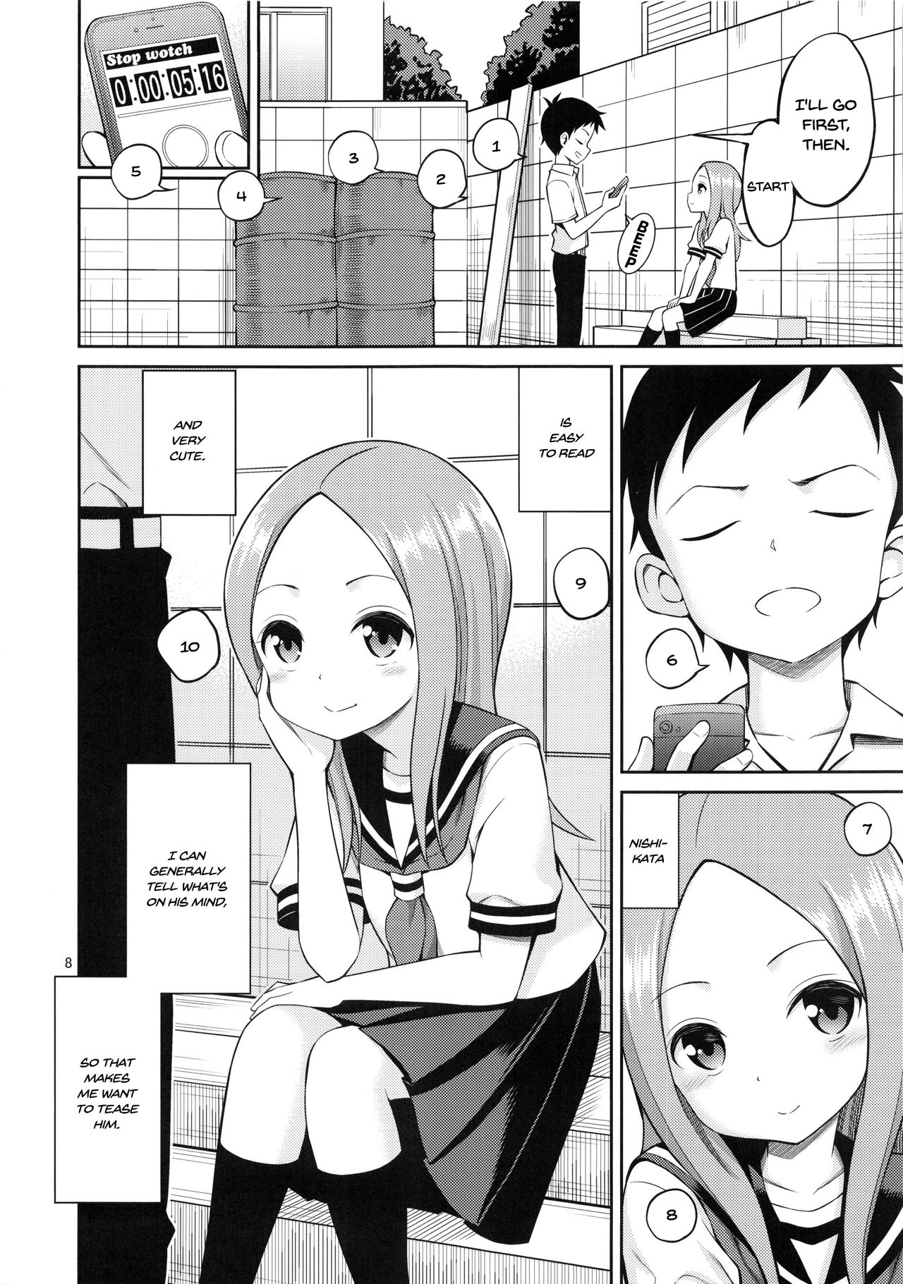 Torokashi Jouzu no Takagi-san + Soredemo Ayumu wa Hametekuru page 7 full
