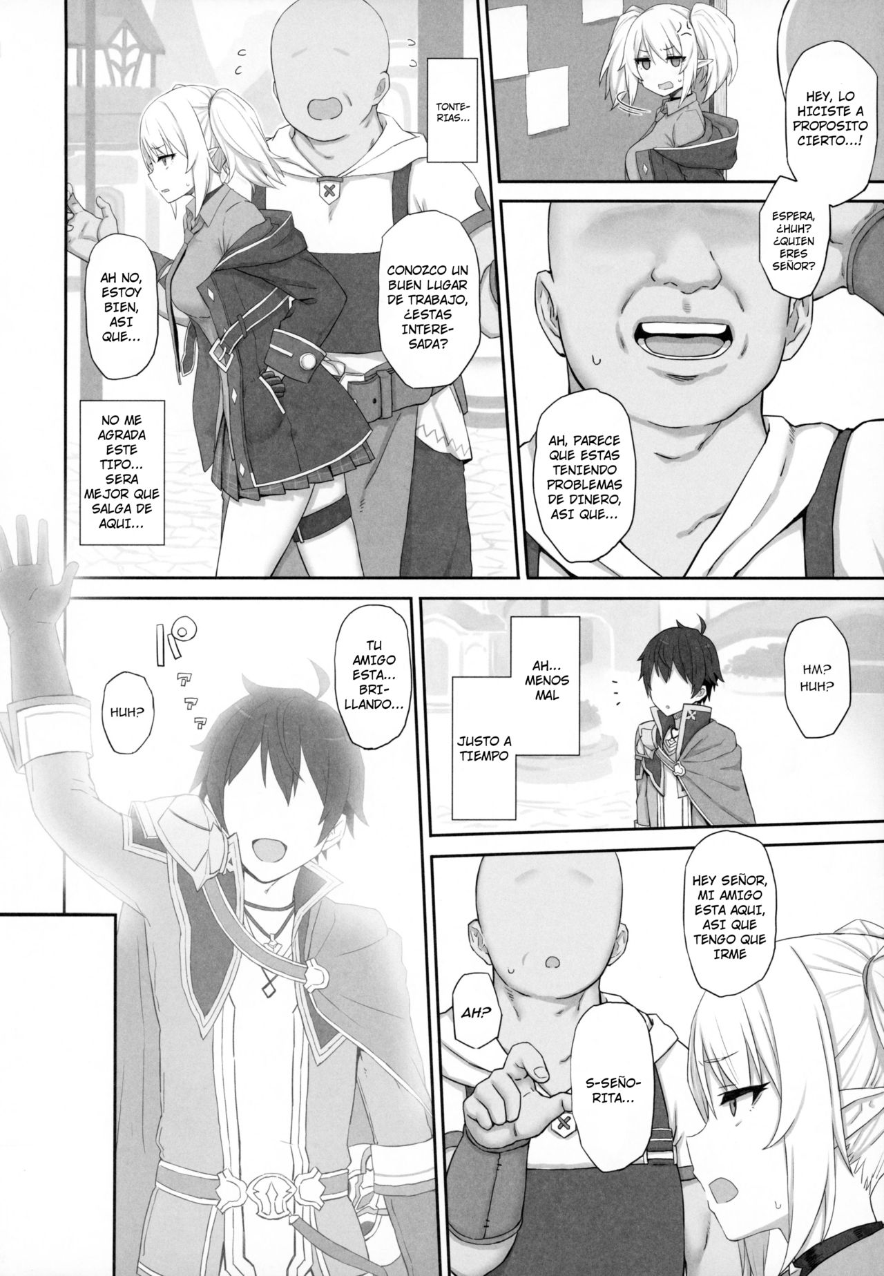 Ojou-sama Gakkou ni Kayou Binbou Shoujo wa Touzen no You ni Papakatsu ni Kiketsu Suru page 3 full