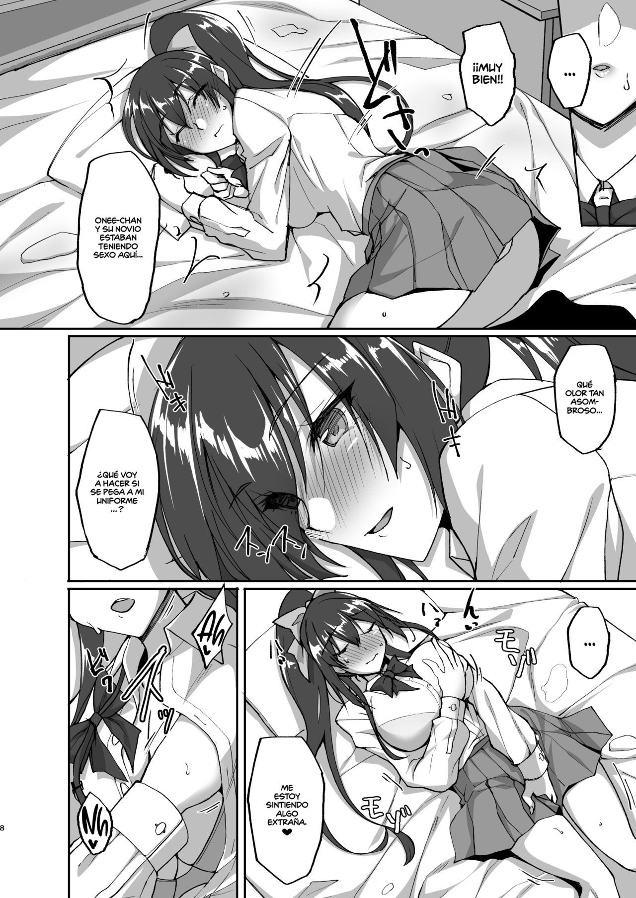 Chishojo Fuuki Iin no Minna ni Ienai Inbi na Onegai 4 ~Zoku Ouchi Sex to Imouto Onanie to Fuuki Iin no Shimai Donburi~ page 8 full