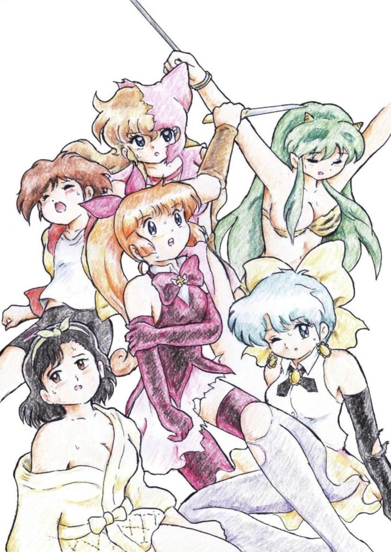 Natsukashi no Anime Heroine Ryona &amp; Ryoujoku Rough Gashuu page 2 full