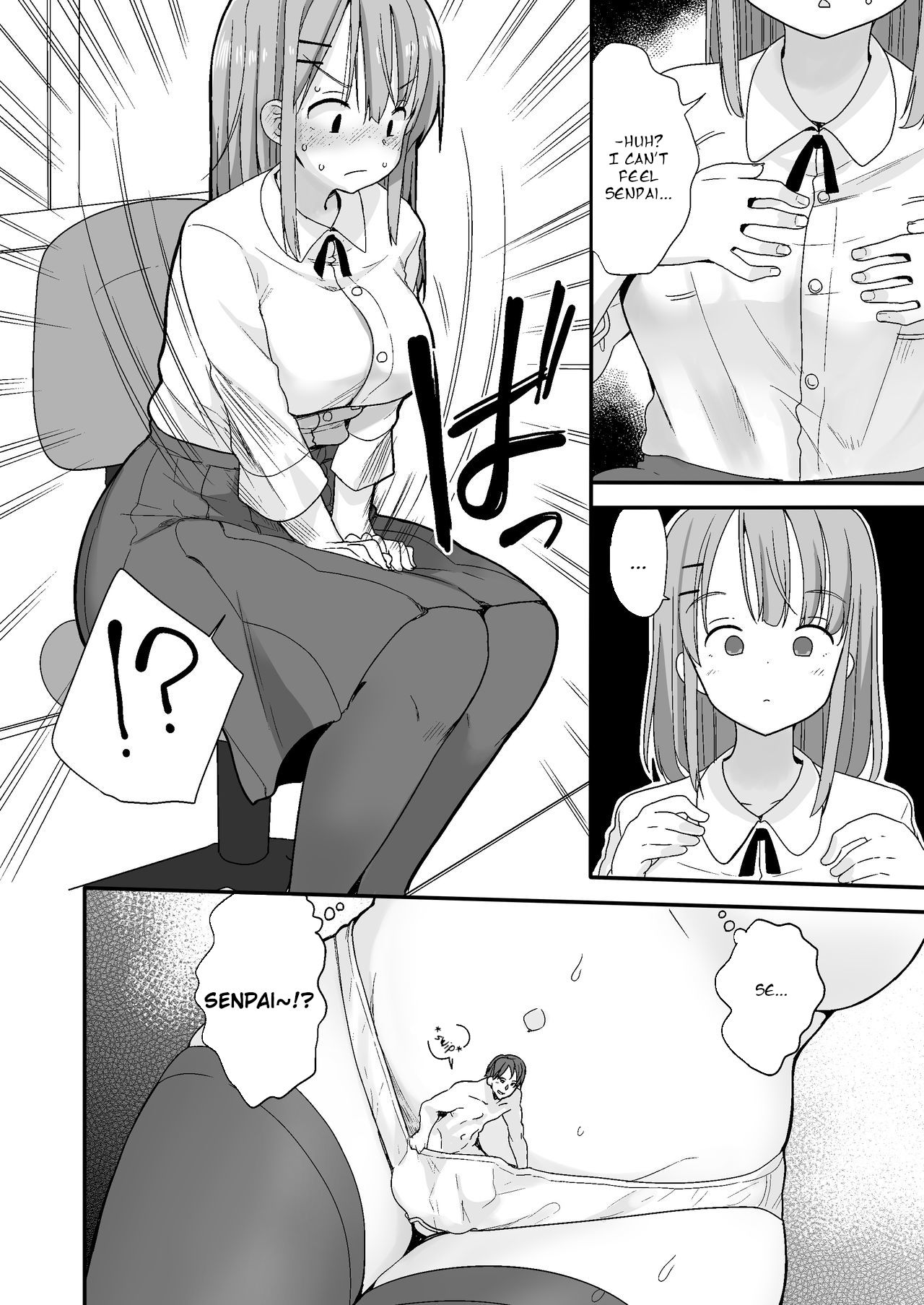 Namaiki na Kouhai ni Chiisaku Natte Itazura wo｜Turning Small to Tease my Cheeky Kouhai page 6 full