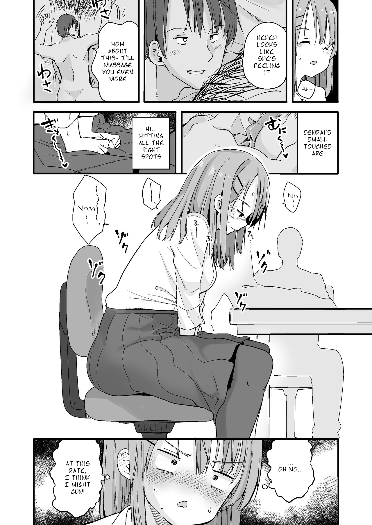 Namaiki na Kouhai ni Chiisaku Natte Itazura wo｜Turning Small to Tease my Cheeky Kouhai page 8 full