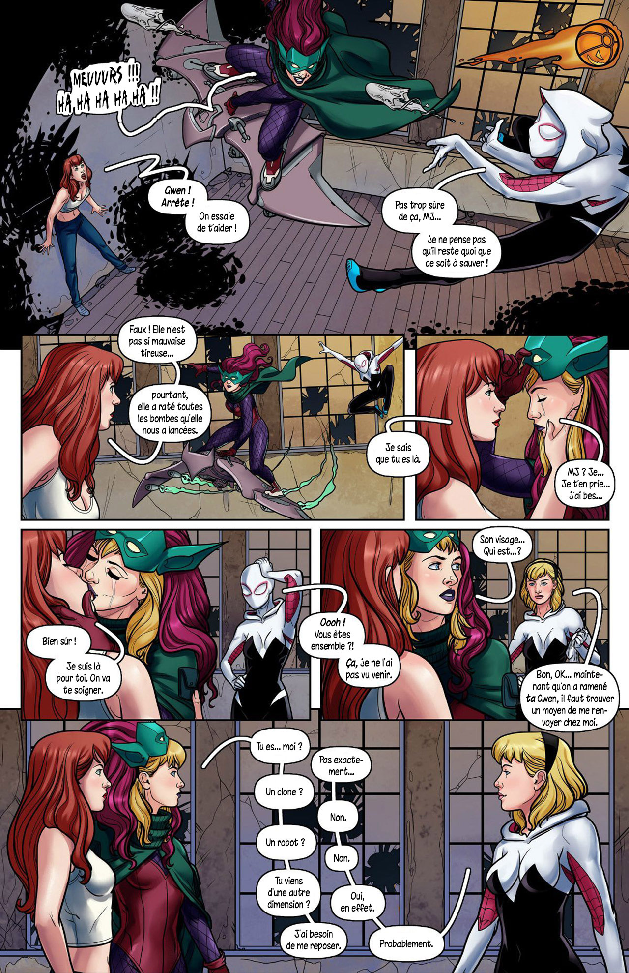Ghost Spider VS. Green Goblin page 3 full