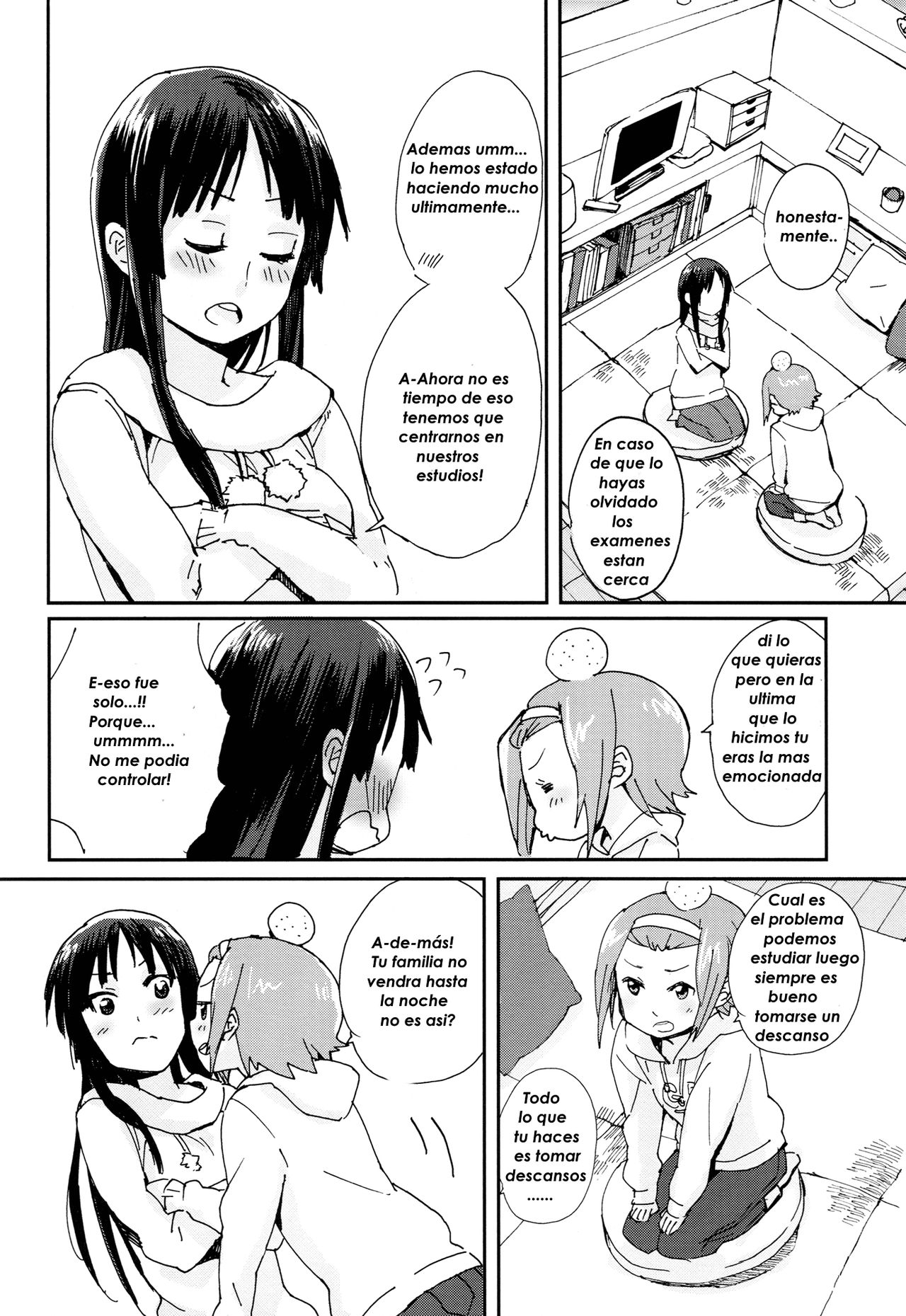 Watashi to kanojo to Kimi Test | Exámenes Finales con Ritsu y Mio page 3 full