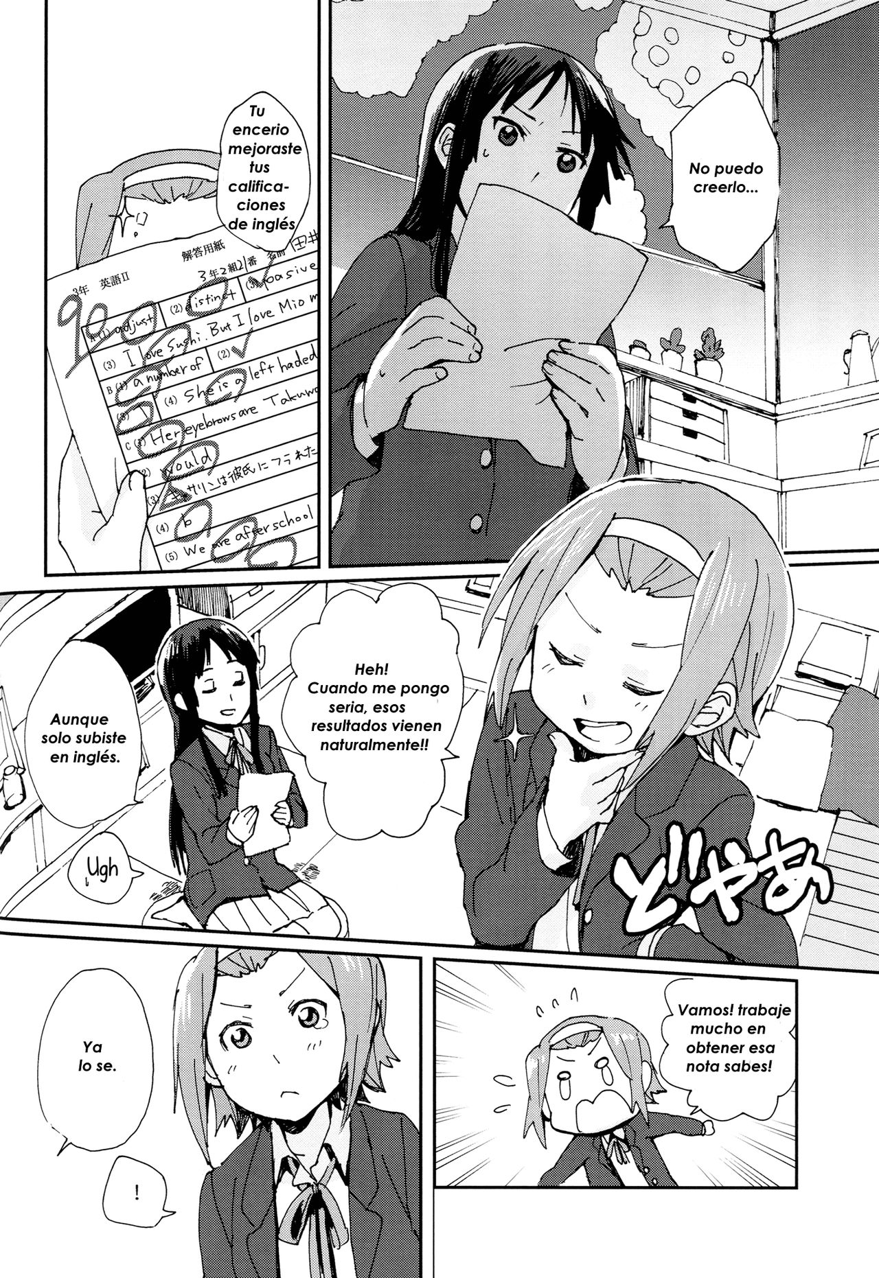 Watashi to kanojo to Kimi Test | Exámenes Finales con Ritsu y Mio page 7 full