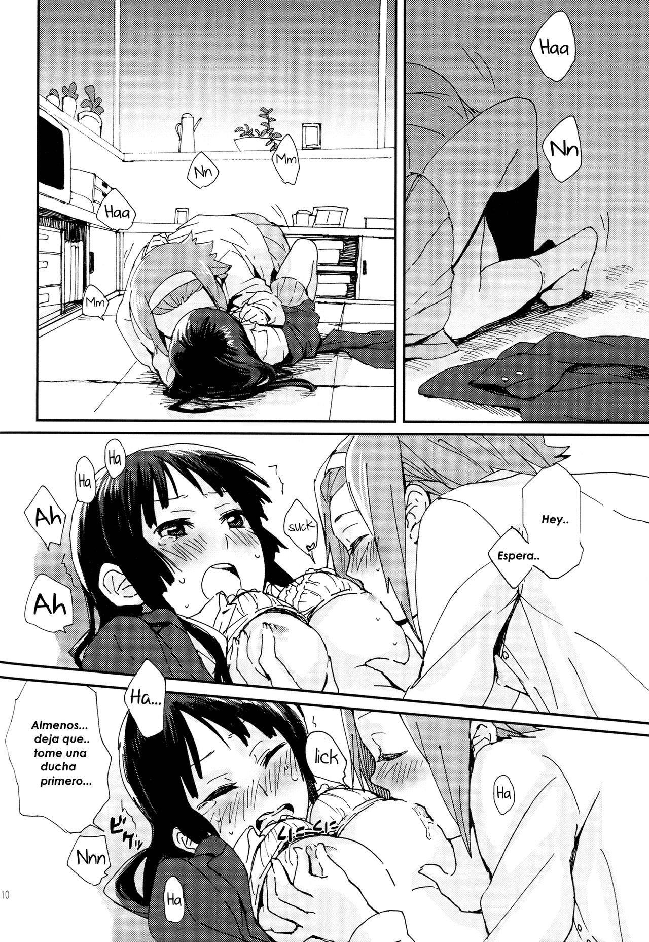 Watashi to kanojo to Kimi Test | Exámenes Finales con Ritsu y Mio page 9 full