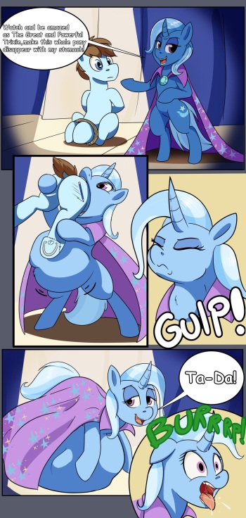 Trixie, Sunset Shimmer, and Starlight Glimmer Vore Art Collection... cover