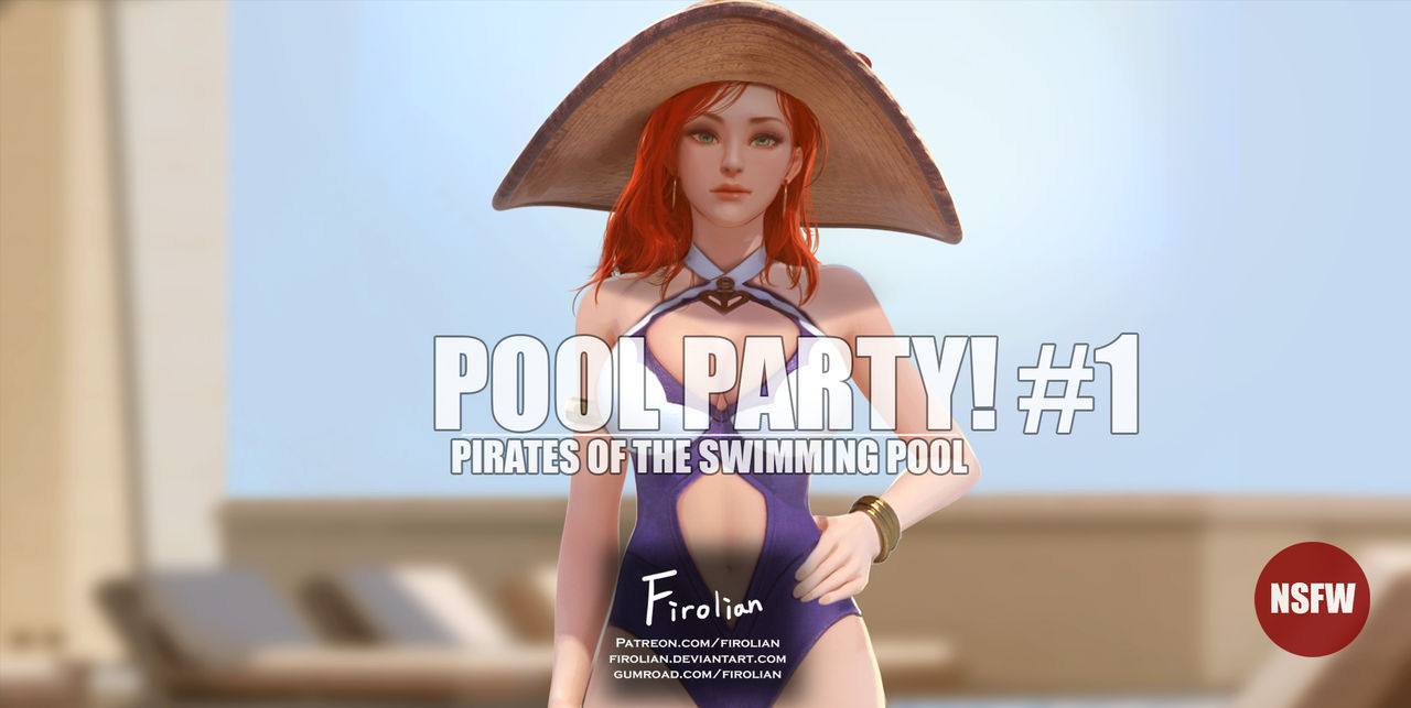 Pool Party Volume 1 - Miss Fortune Textless page 1 full