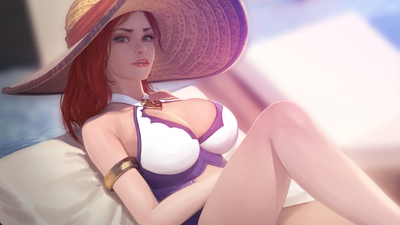 Pool Party Volume 1 - Miss Fortune Textless page 8 full