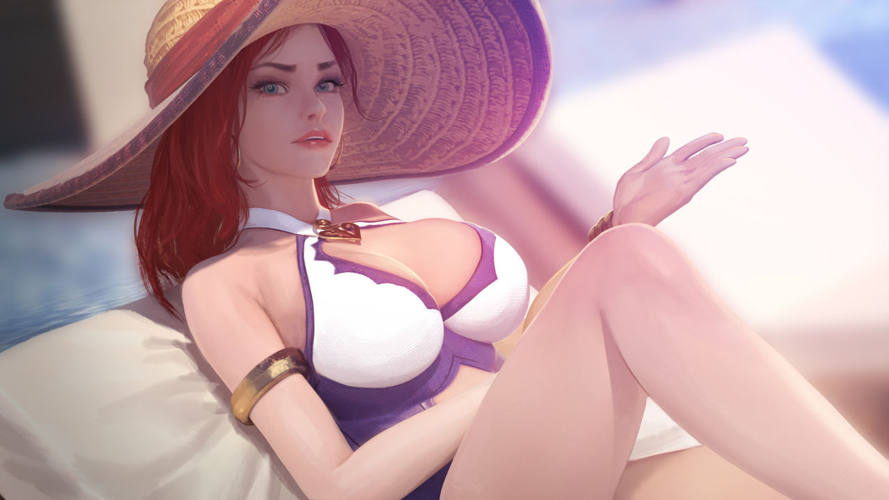 Pool Party Volume 1 - Miss Fortune Textless page 9 full