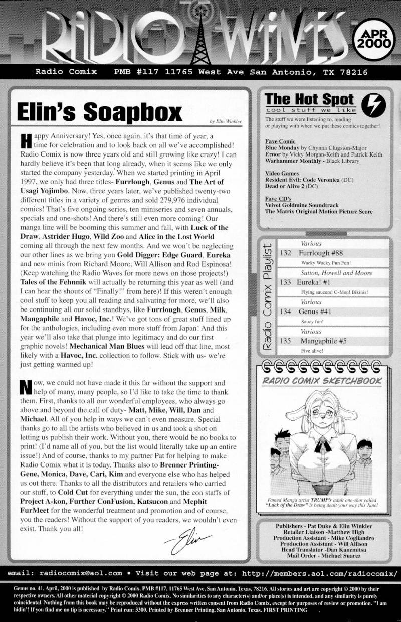Genus #41 page 2 full