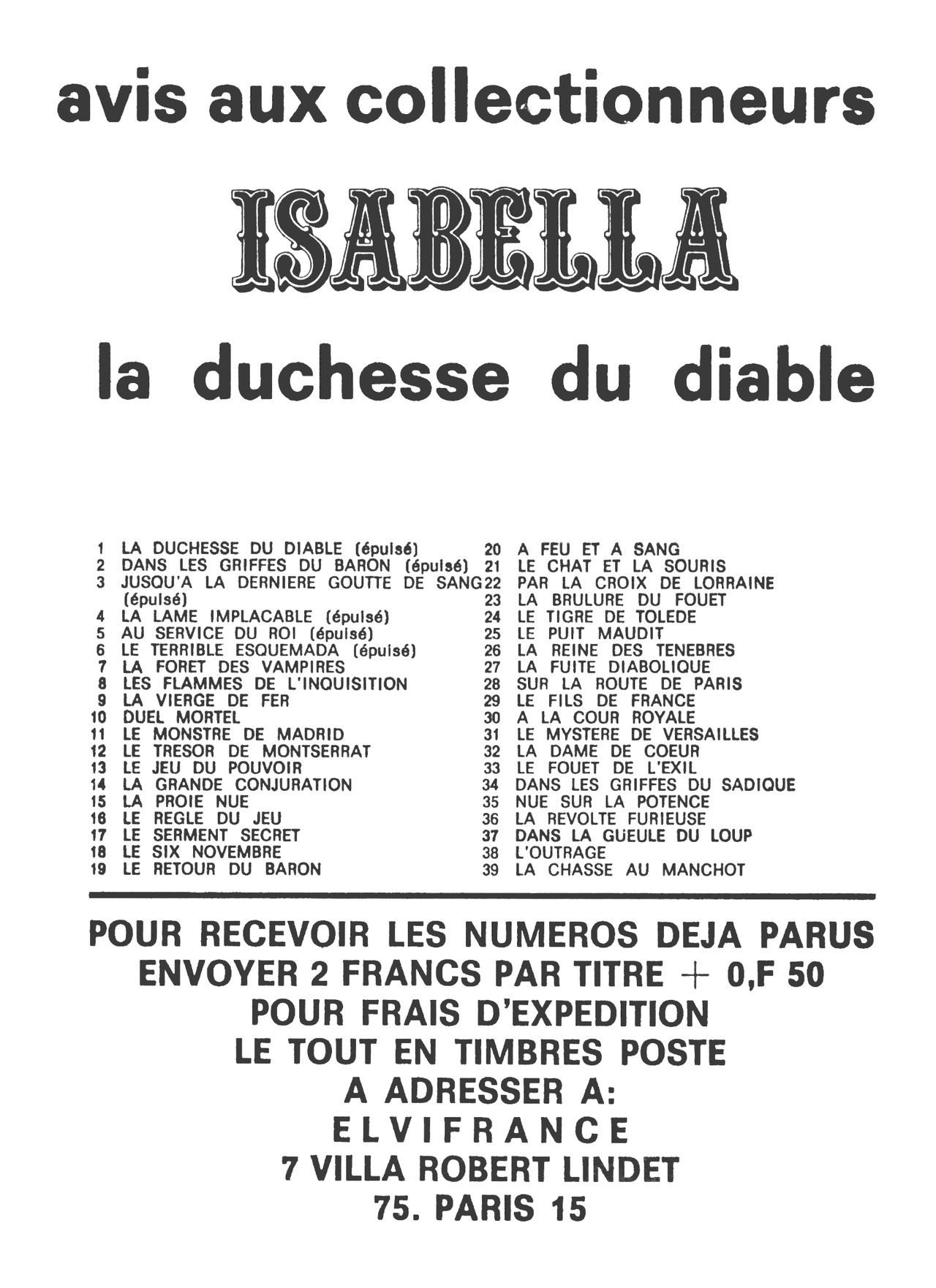 Isabella T040 - Une Folle Libertine page 3 full