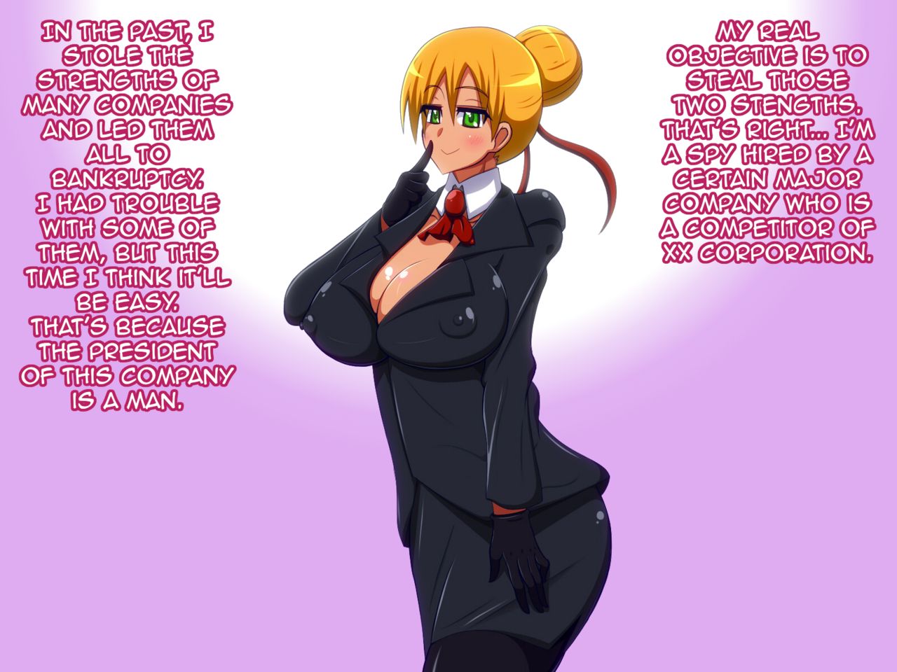 Spy de Aru Onna Hisho ga Shachou o Yuuwaku shi Hitori de Kaisha o Tousan sunzen made Oikomu made ~Oshiete kuretara Kimochi ii Koto shite Agemasu yo~ page 3 full