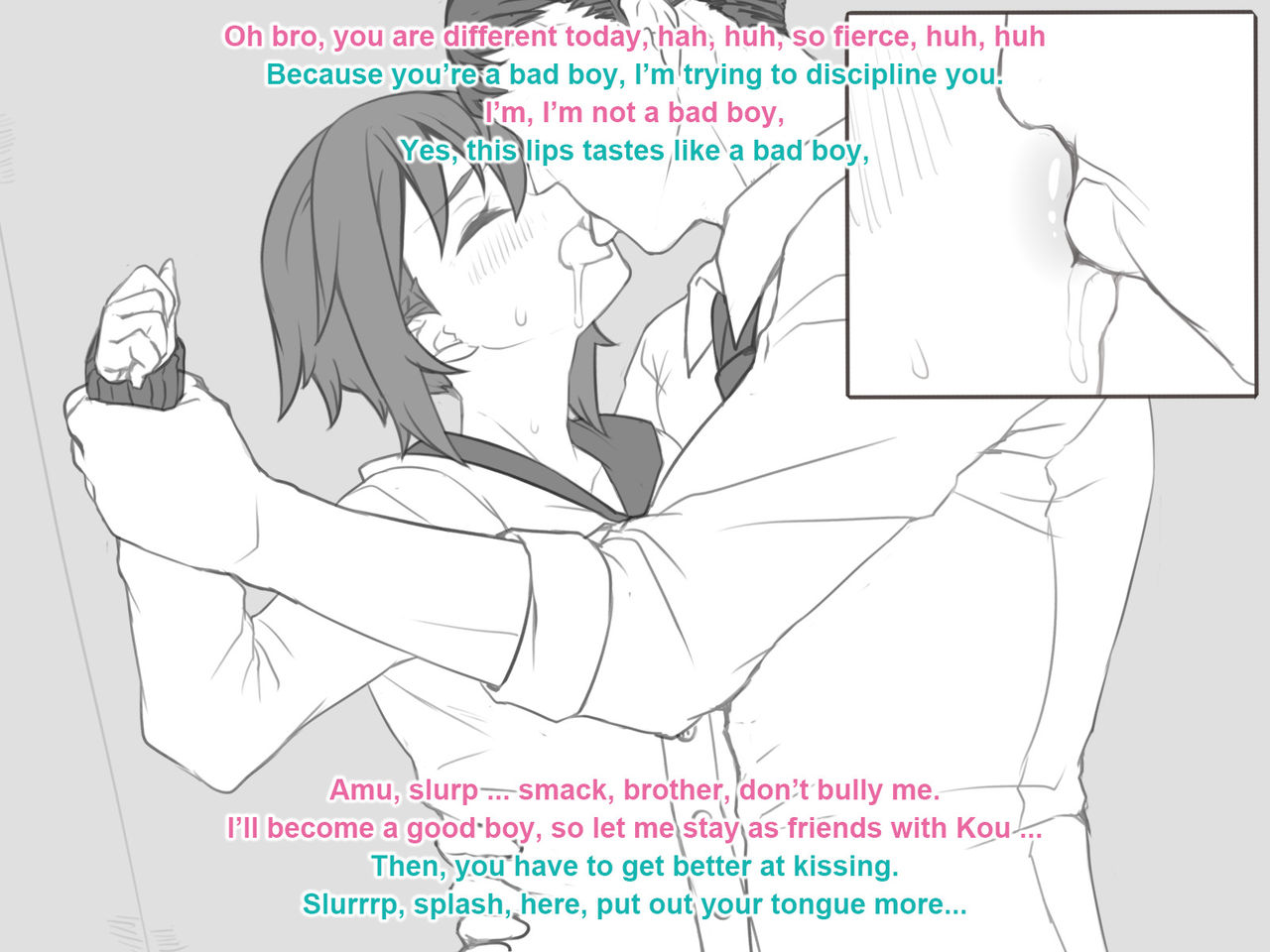 Ase to Sei Ekimamire ni Natte go Houshi suru Boku wa Oniichan no Chinpo Dorei | Serving by covered with sweat and semen. I'm my olderbro's cockslave page 10 full