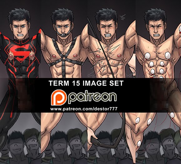 destor777 Patreon Reward Term 15 - Superboy page 1 full