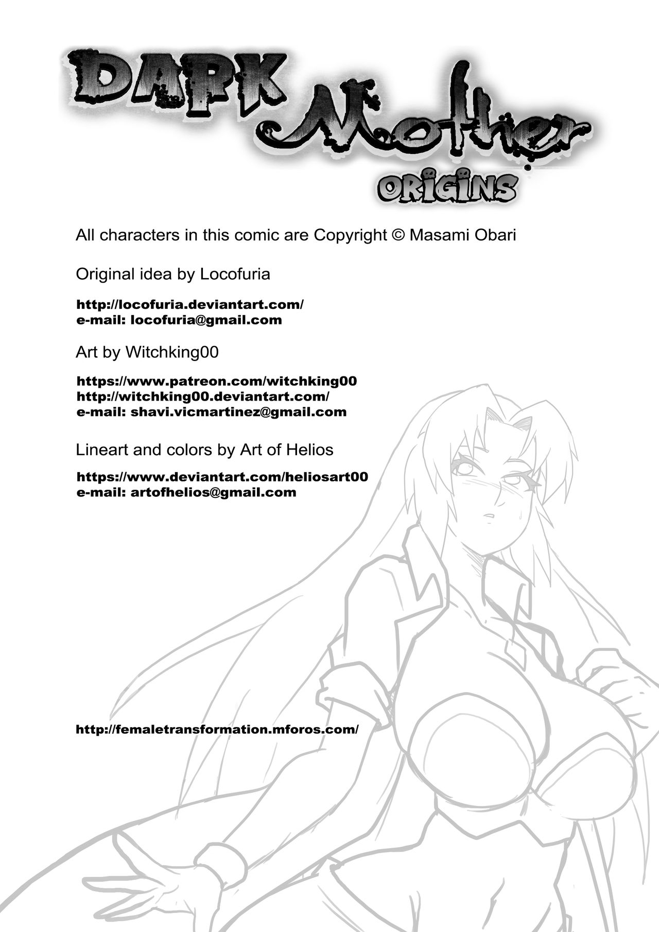 Dark Mother Origins #1 page 2 full