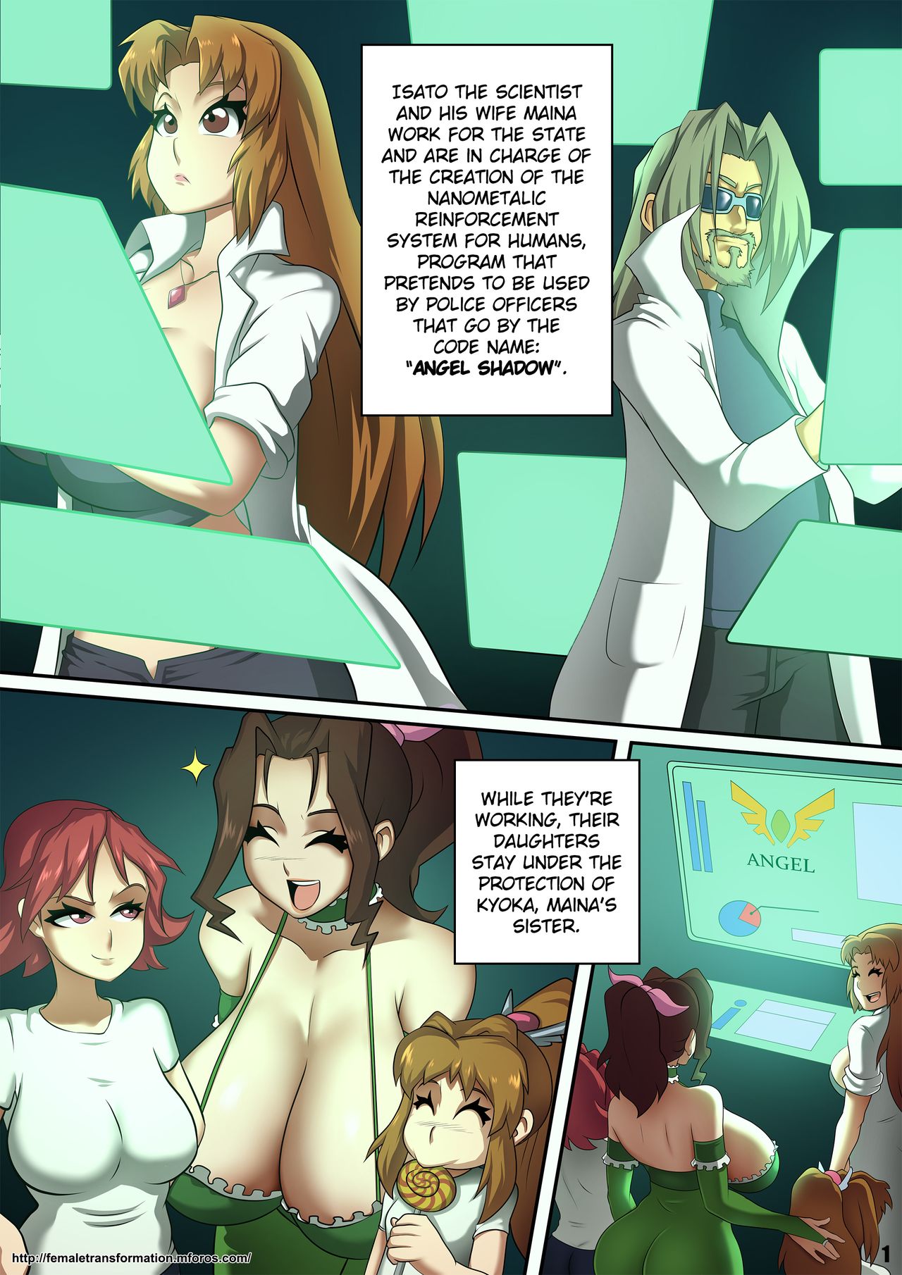 Dark Mother Origins #1 page 3 full