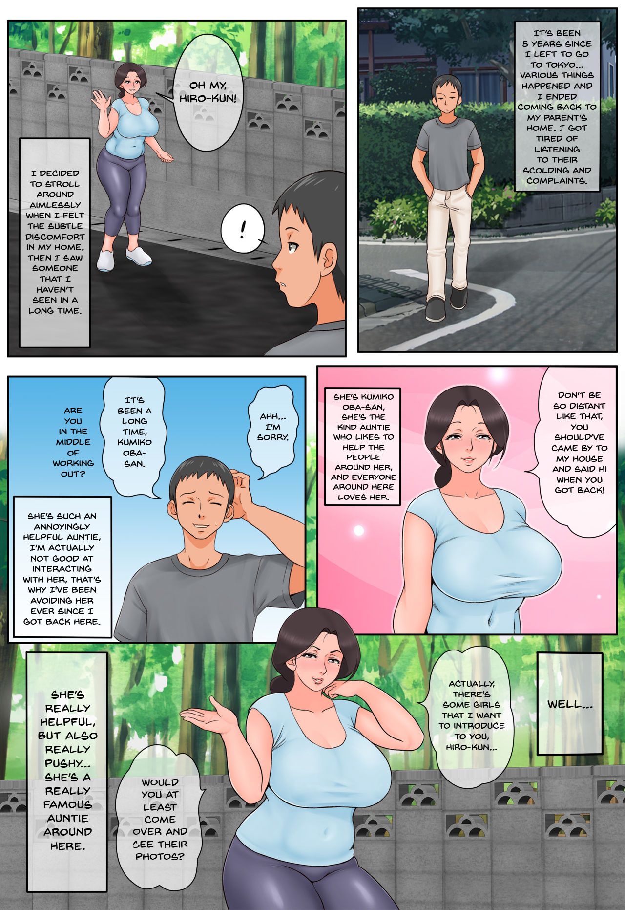 Chiisai koro kara Osewa ni natte iru Kinjo no Oba-san o Otoshite Tanetsuke! | I Got The Neighbor Lady Who Has Been Nice To Me Ever Since I Was Little To Fall For Me And Let Me Fuck Her! page 2 full